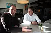 Francois van Leeuw og tidligere CEO i Parkwind, Wim Biesemans, fotografert av TU i Zeebrugge i 2013. Bilde: Jannicke Nilsen
