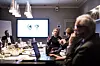 Ivrig: Liv Kari Hansteen (RIF) veide for og i mot de ulik kandidatene med stort engasjement.