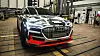 Protypen av Audi e-tron utstilt i Siemens høyspentanlegg i Berlin. Foto: Mathias Klingenberg