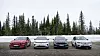 Samletest av Volkswagen ID.4, Skoda Enyaq iV80, Volvo XC40 P8 og Ford Mustang Mach-e.