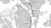 Brua over Langenuen er planlagt bygget fra Jektevik til Hodnaneset, og er kostnadsberegnet til omlag fem milliarder kroner.