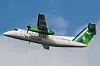 Det er i disse flyene, De Havilland Canada Dash 8, at Widerøe snart skal gjøre en fullstendig modernisering av cockpiten. Foto: Widerøe