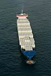 Wes Amelia fra 2011 har plass til drøyt 1.000 containere og går i Østersjøen. Skipet er på 13.200 dødvekttonn.