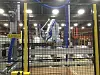 Sapa Magnor har bygget opp en ny robotcelle for å kappe, sortere og pakke aluminiumsprofilene til Berry Alloc. Foto: Sapa