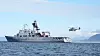 Det ble gjennomført nærmere tusen landinger med NH90 på KV Senja i fjor. Her er helikopteret etter den første fiskeriinspeksjonen høsten 2014.