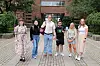 De nye studentene i kjernefysikk og nukleær teknologi er alle nysgjerrige og i utgangspunktet positive til kjernekraft som energikilde. Fra venstre: Hannah Westgaard, Samanta Dromantaite, Ole Jakob Lunde, Ahmad Mahmoud Nakouh, Elise Malmer Martinsen og Helene Kind Wensink. Foto: Tormod Haugstad
