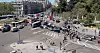 Strømbruddet i Spania og Portugal 28. april er den største i europeisk historie. Her på Plaza de Cibeles i Madrid fungerte ingen trafikklys.