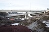Restene etter sprengningen av Skjeggestad bru på E18 ved Holmestrand. Foto: Heiko Junge / NTB scanpix