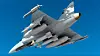 Dette er Meteor-missilet, som produseres av den europeiske våpenprodusenten MBDA. Meteor har vært i bruk på Gripen-fly siden 2007. Foto: Saab