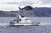 Et AW159 Wildcat-helikopter under øvelse Tamber Shield i fjordene utenfor Bergen i 2024. Foto: Corporal Daniel Clayton RLC/Royal Navy