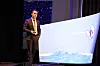 Erik Tønne, adm.dir. markedsanalyse i Clarksons Platou på Verftskonferansen2019. Foto undefined: Tore Stensvold