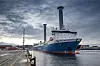 SC Connector legger til kai i Risavika ved Stavanger.