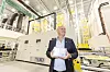 Lars Christian Bacher er ferdig i Morrow i mars neste år. Her fra åpning av Morrow batterifabrikk i Arendal.