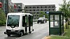 Her kjører den selvkjørende bussen i trafikk på Forus, som den første i Norge.