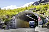 Vågslidtunnelen er 1643 meter lang. Dette er den østre tunnelportalen.