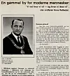 Teknisk Ukeblad 26. august 1974. Intervju med Stavangers ordfører Arne Rettedal, som drev en offensiv og gjennomtenkt politikk for oljehovedstaden.