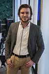 Mars Geuze, forretningssjef i Hardt Hyperloop. Bilde: Mathias Klingenberg