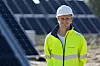 Aksel Pettersen er Solcellespesialistens fremste ekspert på solparker og bakkemonterte solcelleanlegg. Foto: TUM Studio