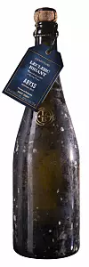 Slik ser den ut i butikk: Leclerc Briant Abyss Millésime Brut Zero 2015 (varenummer 8090501 hos Vinmonopolet). 600 av totalt 6000 flasker ender i Norge. Foto: Michael Boudot