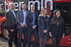 Unibuss-sjef Øystein Svendsen, sjef i Norgesbuss Atle Rønning og Nobinasjef Jan Volsdal sammen med markedssjef i Ruter, Ellen Rogde og miljøbyråd Lan Marie Berg er enige om at kollektivtransporten i Oslo vil gjøre et byks i elektrifisering neste år.