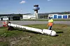 Leter etter gull fra luftaBildet er tatt da Teknisk Ukeblad var med NGU på geofysisk kartlegging i Mauken-området i Troms i 2011.