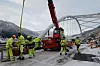 Siste finish før trafikken settes på. Bilde: Ole Kristian Åset, Statens vegvesen