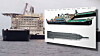 Pioneering Spirit - tidligere kjent som Pieter Schelte - skal løfte Sverdrup-dekkene i 2018 og 2019. Innfelt er skipets størrelse sammenlignet med Empire State Building.