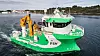 FSV Group har fått levert hybridbåten Multi Innovator fra Vard. De venter med å bli helelektriske til batteriene er blitt bedre.