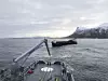 Kystvaktskipet KV Harstad bisto Hagland Captain i Hustadvika i mars 2019.