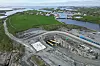 Tunnelinnslaget og anlegget på Kvitsøy. Foto: Statens vegvesen