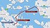 REKORD: Kartet viser hvor rekordtunnelen skal gå under havet i Rogaland.