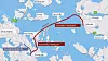REKORD: Kartet viser hvor rekordtunnelen skal gå under havet i Rogaland.