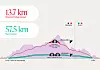 Den nye basetunnelen blir liggende 700 meter lavere i fjellene. Det meste av den ligger på fransk side. Illustrasjon: Telt