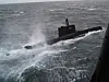 Her er den norske Ula-klasse ubåten Utstein.