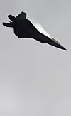 FLY: Toppjagerflyet F-22 Raptor i lufta.