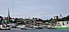 Arendalsuka 2022. Alle kaiplasser er brukt for å få plass til en rekke båter og skip med arrangementer av ulike slag. Foto: Tore Stensvold