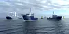 Rem Offshore har bestilt to havvind konstruksjons- og serviceskip (CSOV) fra Vard. De blir 85 meter lange, 19,5 meter brede og med sengeplass til 120. De skal ha høydejusterbart gangveisystem og 3D-kompensert kran. Skipene med betegnelsen VARD 4 19 er designet av Vard Design i Ålesund. Illustrasjon: VARD