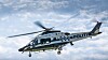 Nytt politihelikopter av typen AW169 over basen på Gardermoen.