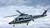 Nytt politihelikopter av typen AW169 over basen på Gardermoen.