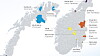 Disse 13 kommunene har ifølge Iris null prosent av Norges oljevirksomhet.
