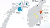 Disse 13 kommunene har ifølge Iris null prosent av Norges oljevirksomhet.