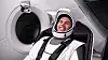 Marcus Wandt skal ut i rommet neste uke. Her fotografert i en Crew Dragon-romkapsel fra SpaceX.