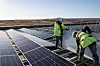 Mer enn 8000 solcellepaneler skal på plass. Totalt vil solcelleanlegget være på 3,73 MWp. Foto: TUM Studio