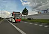 I løpet av høsten skal to slike 24 meter lange toleddede gass-elektriske hybridbusser settes i drift i Bergen sentrum.