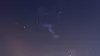 Det som sannsynligvis har vært en meteor ble sett fra flere deler av landet natt til søndag. Slik så himmelen ut i etterkant av meteoren.