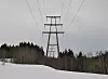 FØRSTE: Ledningen Grana ¿ Orkdal. Europas første kraftledning bygget kun med limtremaster.