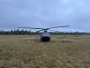 Dette Bell 412-helikopteret måtte nødlande under en øvelse denne uken.
