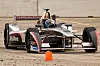 Fra Formel E på Tempelhof i Berlin i 2015. BIlen kjøres av Loïc Duval for laget Dragon Racing, hvor Faraday Future er involvert. Foto: Wikimedia Commons/Avda/CC S-A 3.0