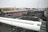 Det var vært mye utfordringer knyttet opp mot vannhåndteringen fra tunneldrivingen.