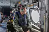Luftforsvarssjef Øivind Gunnerud om bord i et AW101 SAR Queen-helikopter.. Foto: Marius Valle